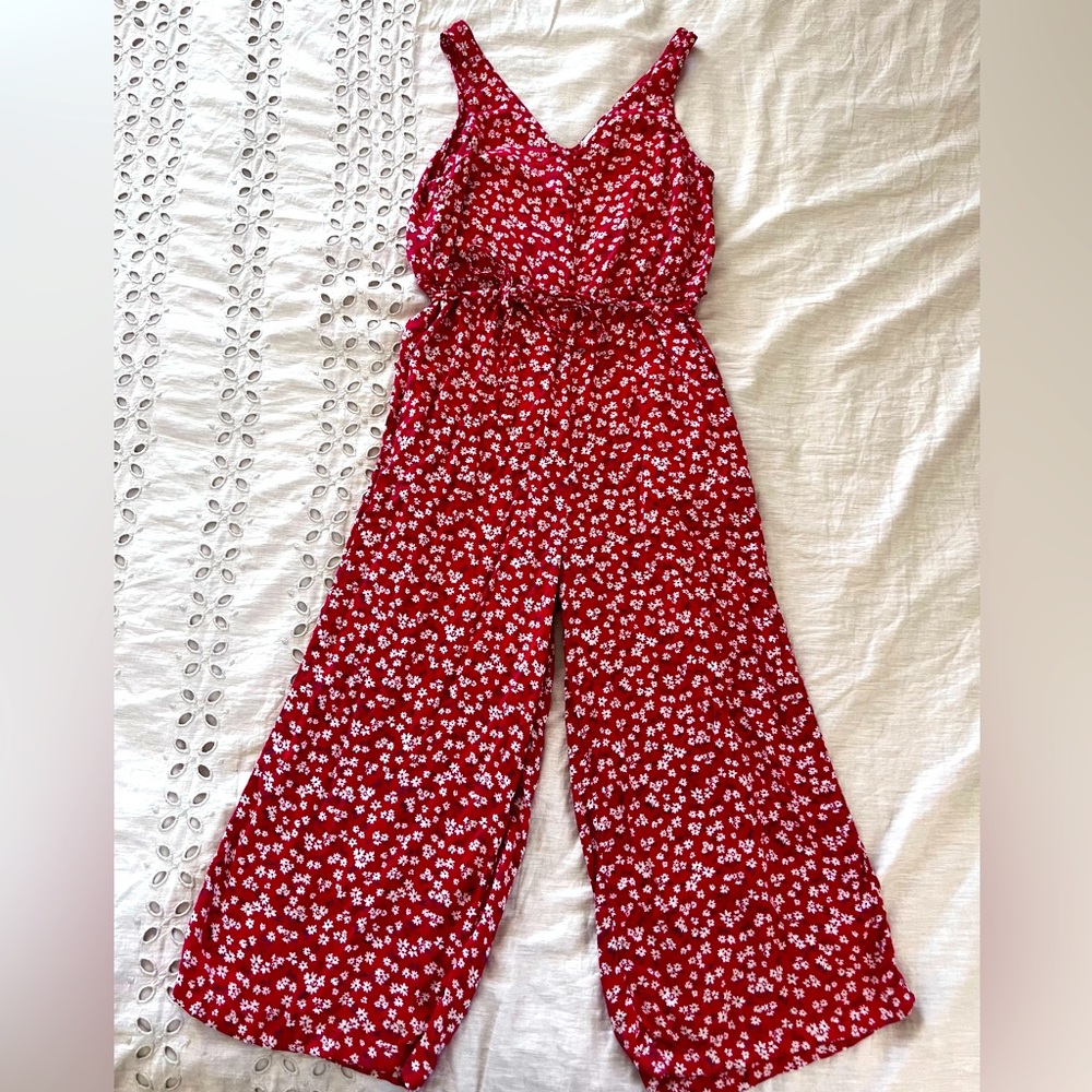 Fat face Red Jumpsuit